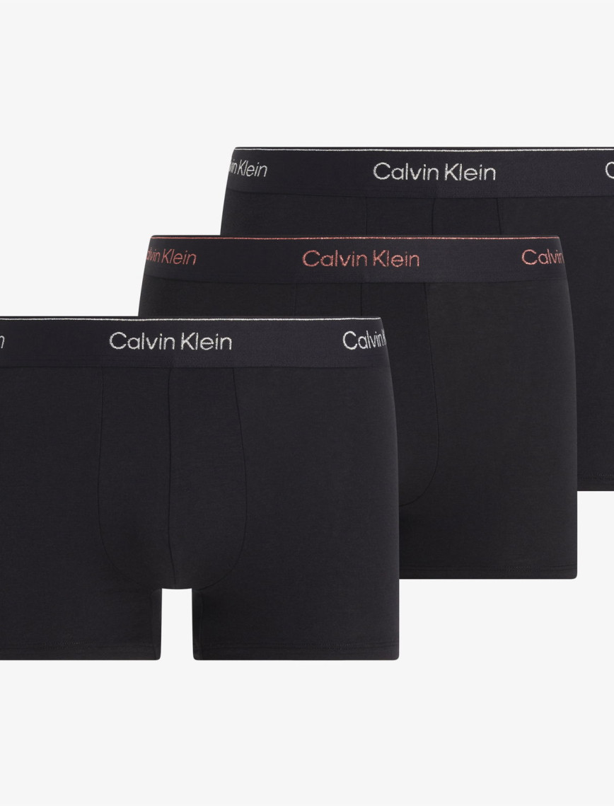 Calvin Klein Low Rise Trunk 3'lü Erkek Siyah Boxer Calvin Klein Low Rise Trunk 3'lü Erkek Siyah Boxer