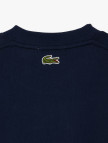 Lacoste Unisex Bisiklet Yaka Baskılı Lacivert T-Shirt