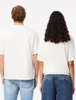 Lacoste Loose Fit Bisiklet Yaka Organik Pamuk Erkek Beyaz T-Shirt Lacoste Loose Fit Bisiklet Yaka Organik Pamuk Erkek Beyaz T-Shirt