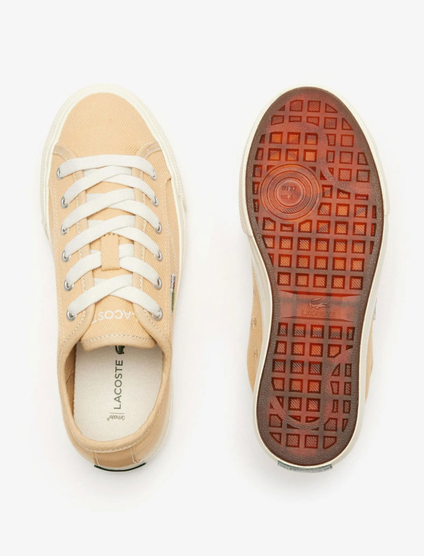 Lacoste Backcourt Kadın Bej Sneaker Lacoste Backcourt Kadın Bej Sneaker