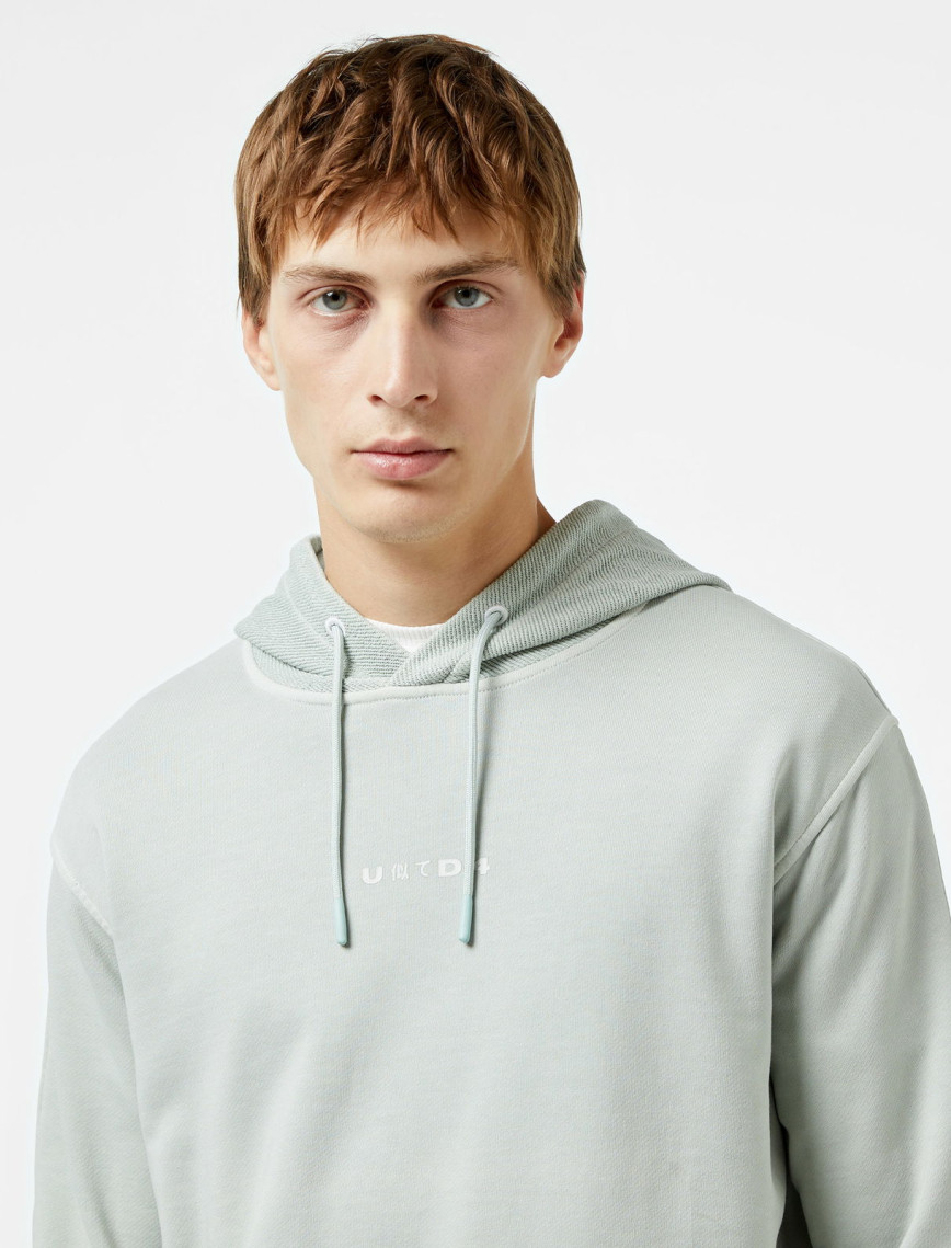 UNITED4 Essentials Erkek Yeşil Hoodie UNITED4 Essentials Erkek Yeşil Hoodie