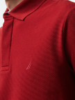 Nautica Erkek Bordo Slim Fit Uzun Kollu Polo