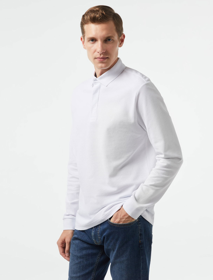 Nautica Erkek Yeşil Slim Fit Uzun Kollu Polo Nautica Erkek Yeşil Slim Fit Uzun Kollu Polo