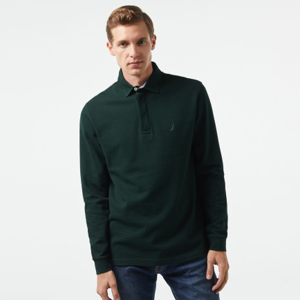 Nautica Erkek Yeşil Slim Fit Uzun Kollu Polo Nautica Erkek Yeşil Slim Fit Uzun Kollu Polo