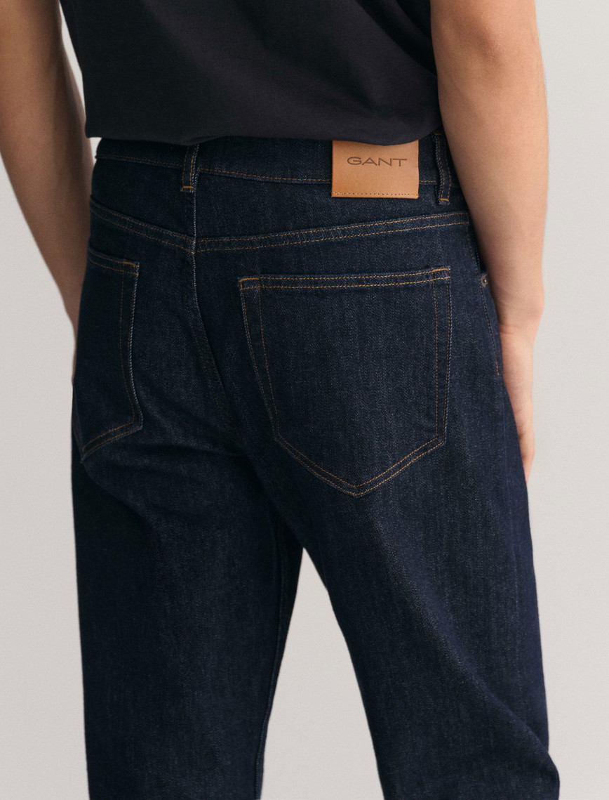 GANT Erkek Lacivert Regular Fit Jean GANT Erkek Lacivert Regular Fit Jean