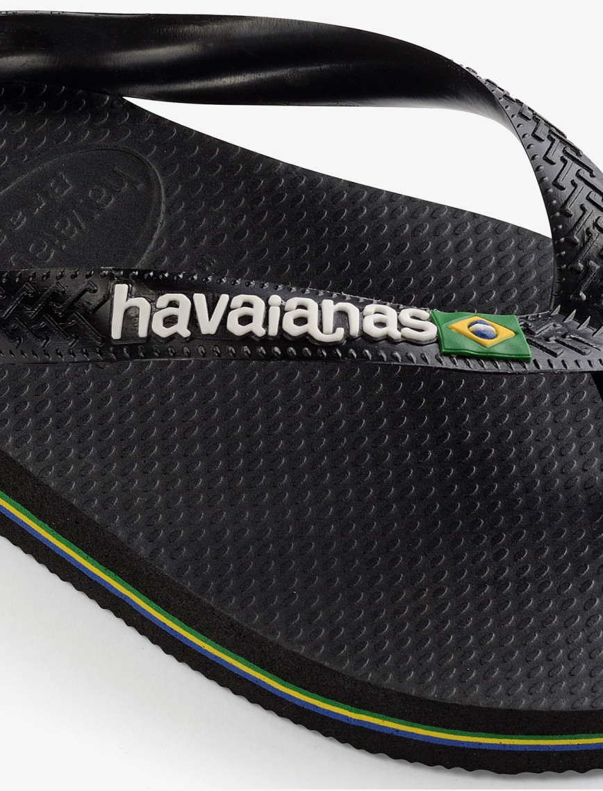 Havaianas Brasil Logo Erkek Siyah Terlik Havaianas Brasil Logo Erkek Siyah Terlik