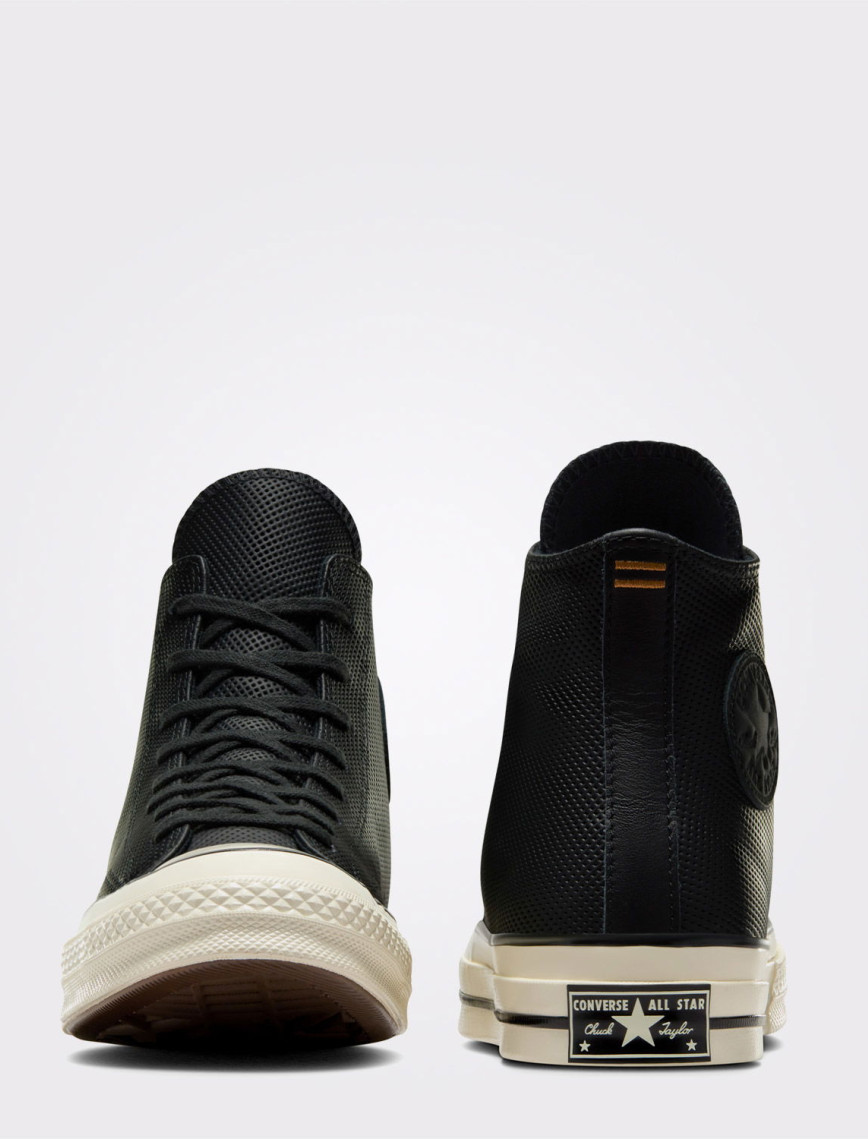 Converse Chuck 70 Unisex Siyah Deri Sneaker Converse Chuck 70 Unisex Siyah Deri Sneaker