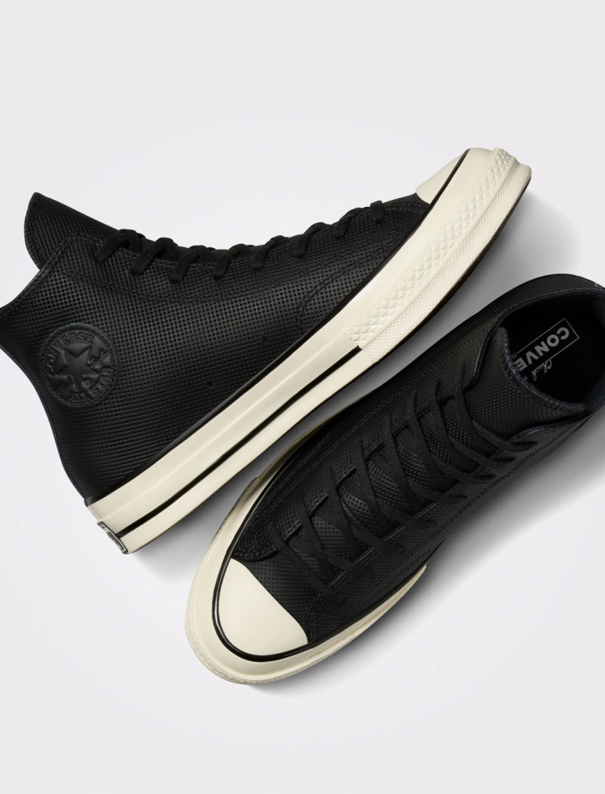 Converse Chuck 70 Unisex Siyah Deri Sneaker Converse Chuck 70 Unisex Siyah Deri Sneaker