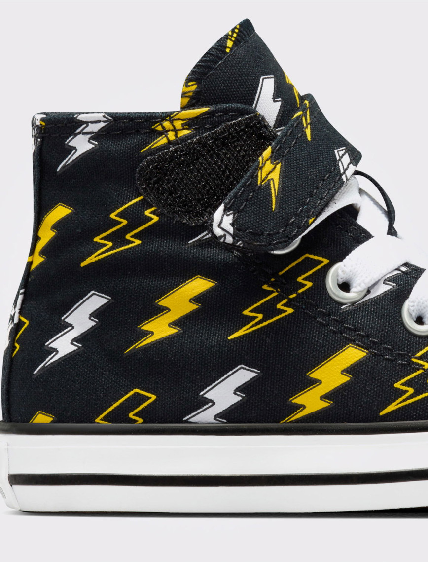 Converse Chuck Taylor All Star Electric Bolt Easy On Bebek Siyah Sneaker Converse Chuck Taylor All Star Electric Bolt Easy On Bebek Siyah Sneaker