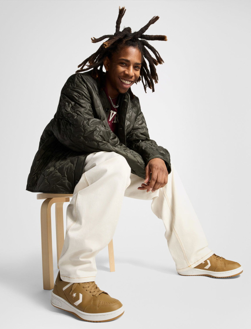 Converse Weapon Unisex Kahverengi Deri Sneaker Converse Weapon Unisex Kahverengi Deri Sneaker