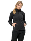 Jack Wolfskin Windhain Hoody Kadın Siyah Softshell Jack Wolfskin Windhain Hoody Kadın Siyah Softshell