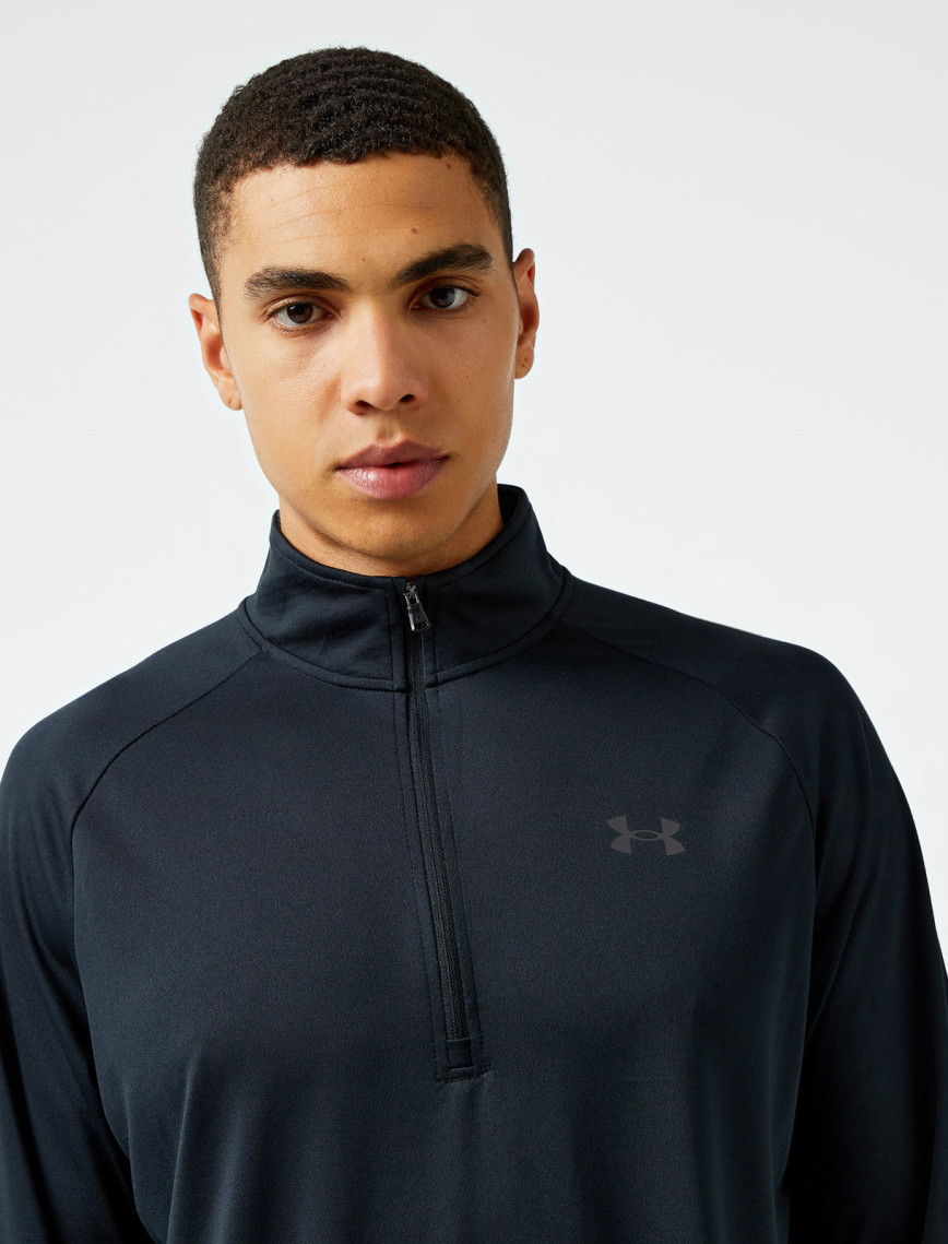 Under Armour Tech 2.0 1/2 Zipped Erkek Siyah Uzun Kollu T-Shirt Under Armour Tech 2.0 1/2 Zipped Erkek Siyah Uzun Kollu T-Shirt