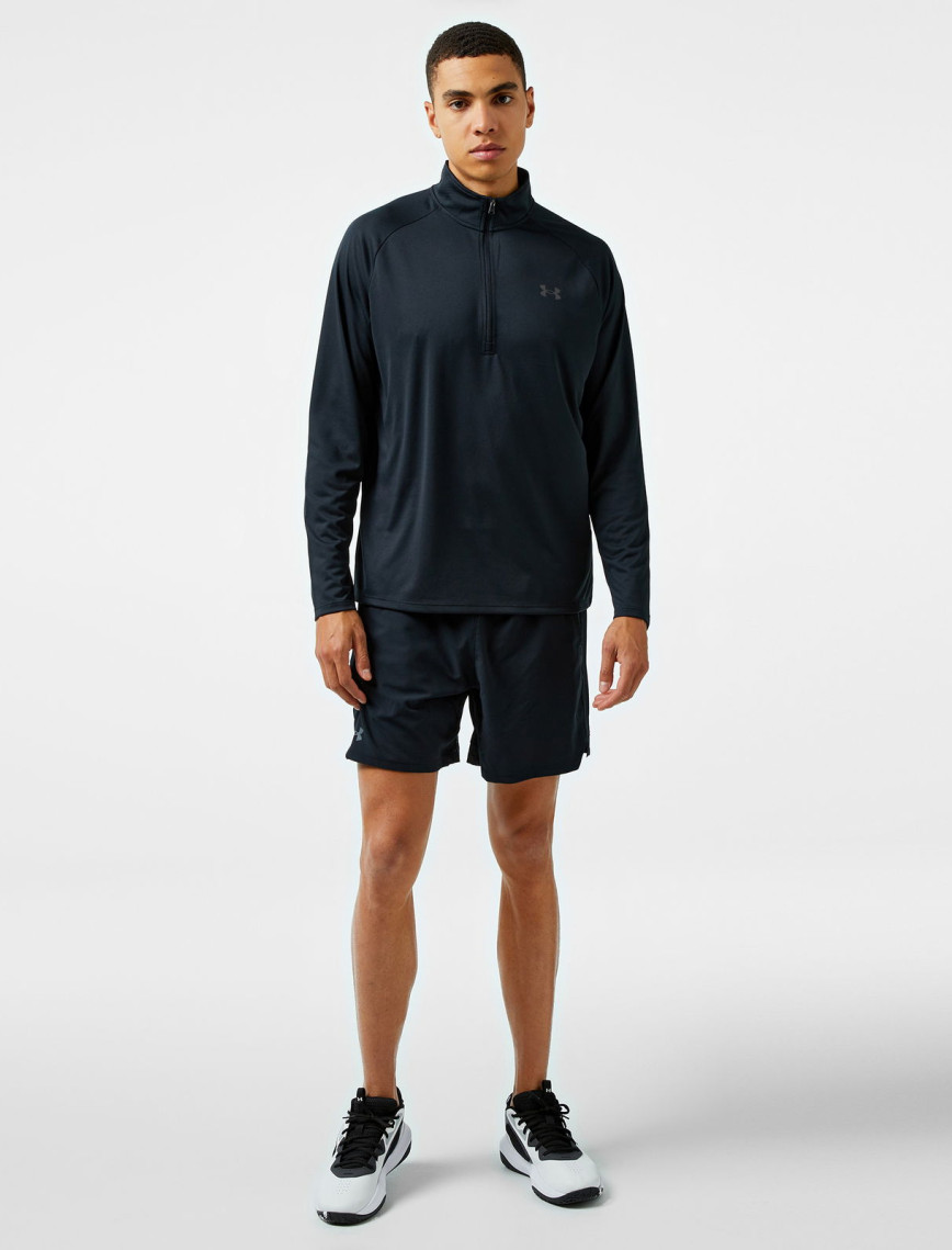 Under Armour Tech 2.0 1/2 Zipped Erkek Siyah Uzun Kollu T-Shirt Under Armour Tech 2.0 1/2 Zipped Erkek Siyah Uzun Kollu T-Shirt