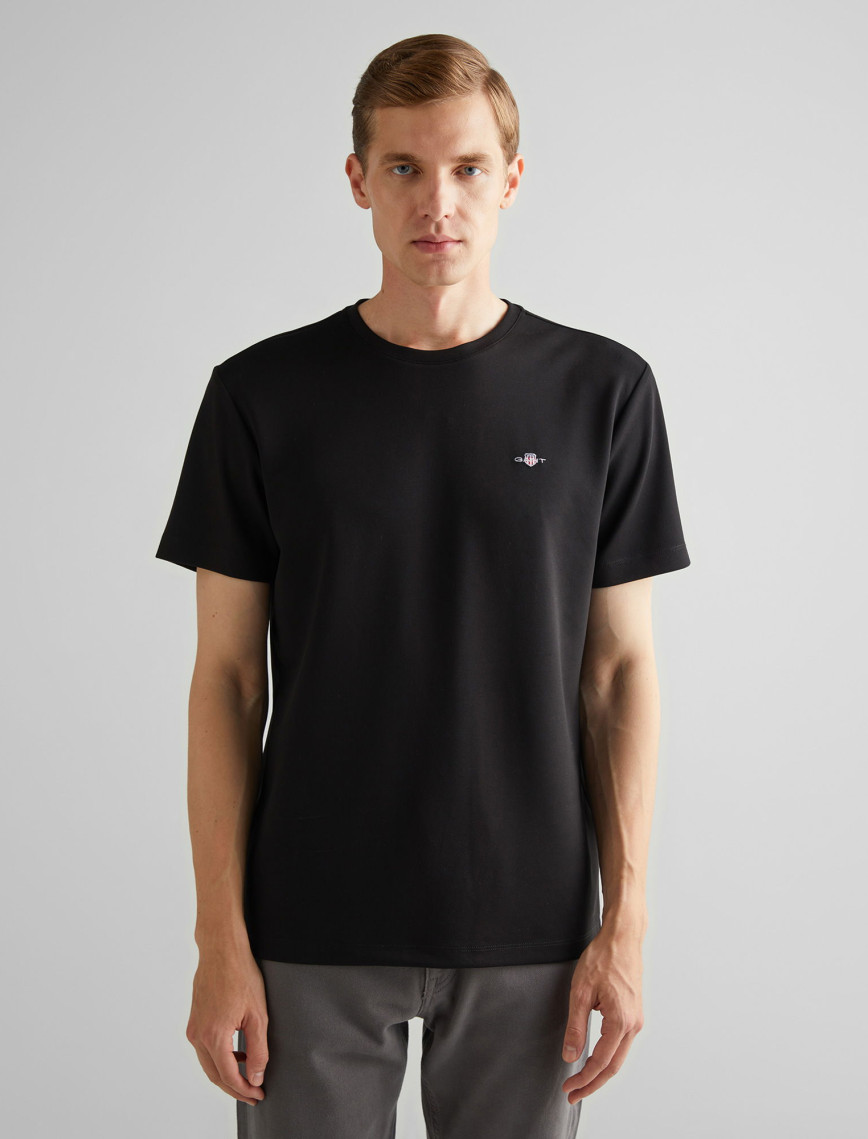 GANT Erkek Lacivert Relaxed Fit Bisiklet Yaka T-Shirt GANT Erkek Lacivert Relaxed Fit Bisiklet Yaka T-Shirt