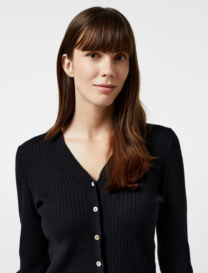 Nautica Kadın Siyah Slim Fit Hırka Nautica Kadın Siyah Slim Fit Hırka