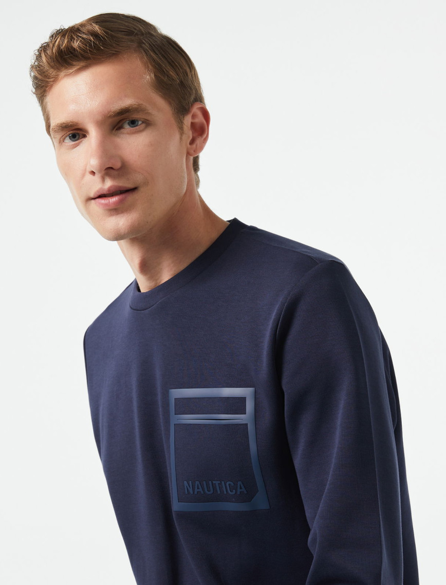 Nautica Erkek Lacivert Regular Fit Sweatshirt Nautica Erkek Lacivert Regular Fit Sweatshirt