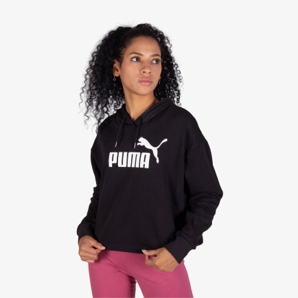 Puma Essentials Cropped Logo Kadın Siyah Günlük Sweatshirt Puma Essentials Cropped Logo Kadın Siyah Günlük Sweatshirt