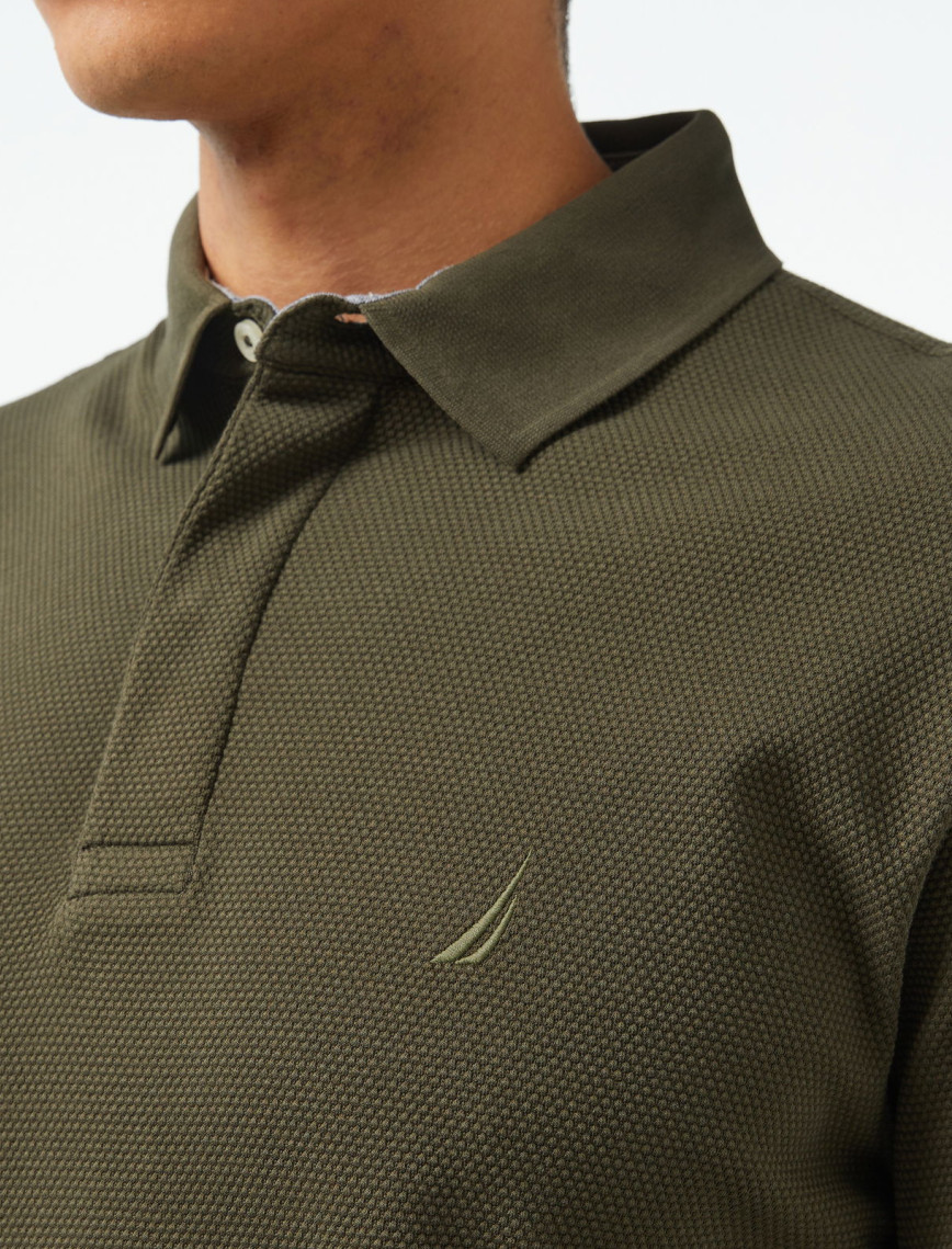 Nautica Erkek Yeşil Slim Fit Uzun Kollu Polo Nautica Erkek Yeşil Slim Fit Uzun Kollu Polo