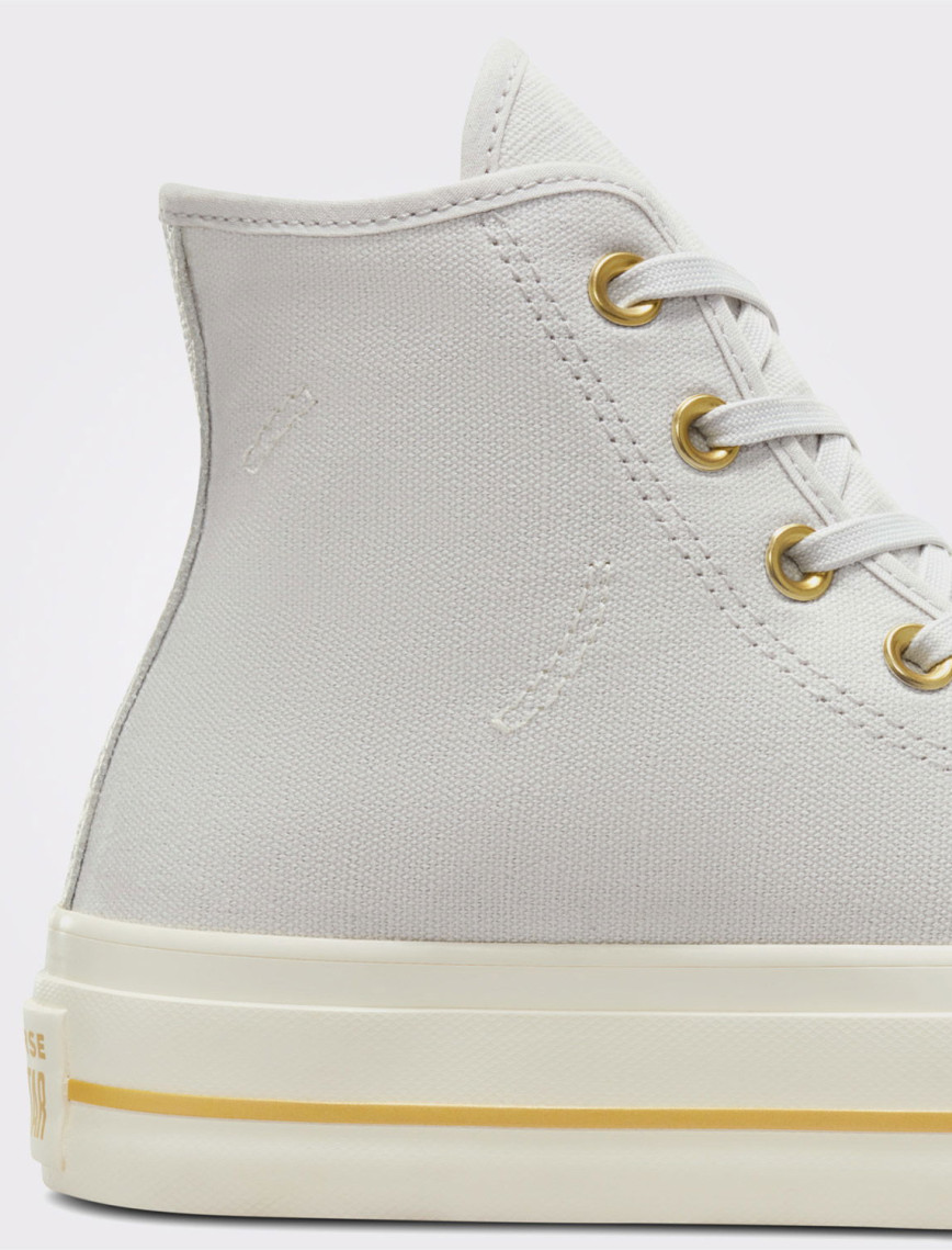 Converse Chuck Taylor All Star Lift Kadın Gri Platform Sneaker Converse Chuck Taylor All Star Lift Kadın Gri Platform Sneaker