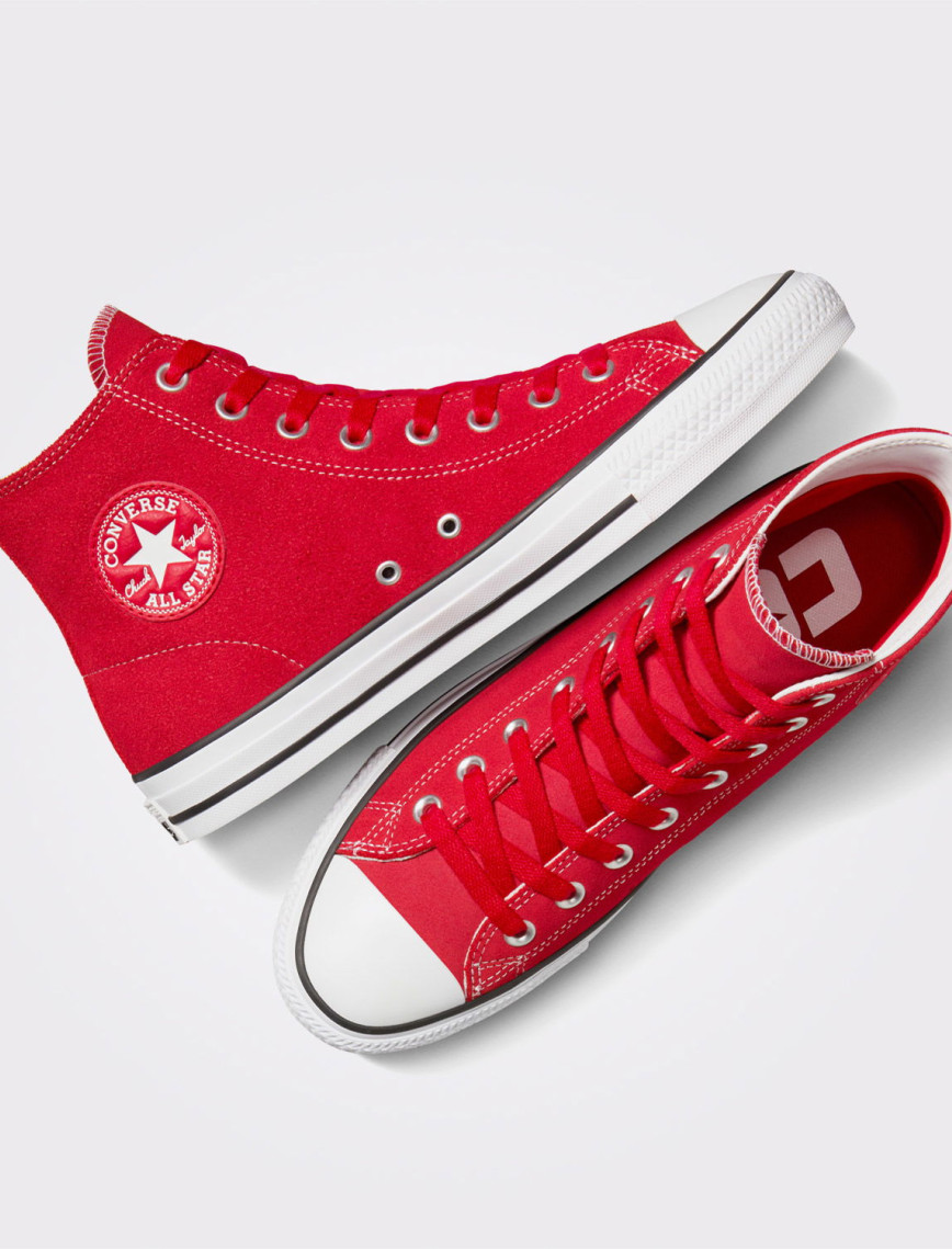 Converse CONS Chuck Taylor All Star Pro Suede Unisex Kırmızı Sneaker Converse CONS Chuck Taylor All Star Pro Suede Unisex Kırmızı Sneaker