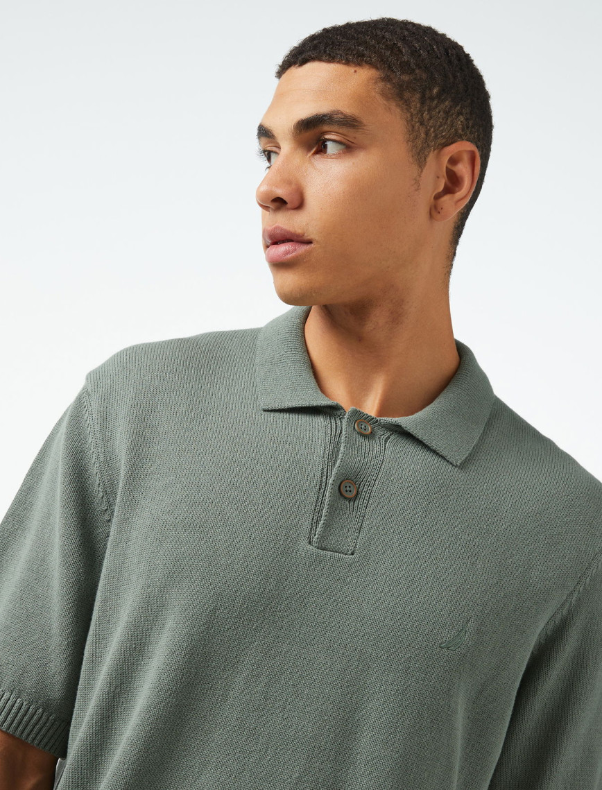 Nautica Erkek Yeşil Classic Fit Kısa Kollu Triko Nautica Erkek Yeşil Classic Fit Kısa Kollu Triko