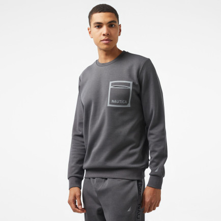 Nautica Erkek Gri Regular Fit Sweatshirt Nautica Erkek Gri Regular Fit Sweatshirt