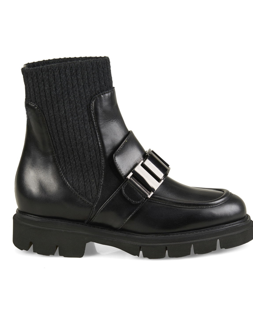 Luca Grossi Fosca Siyah Kadın Toka Detaylı Bot Luca Grossi Fosca Siyah Kadın Toka Detaylı Bot