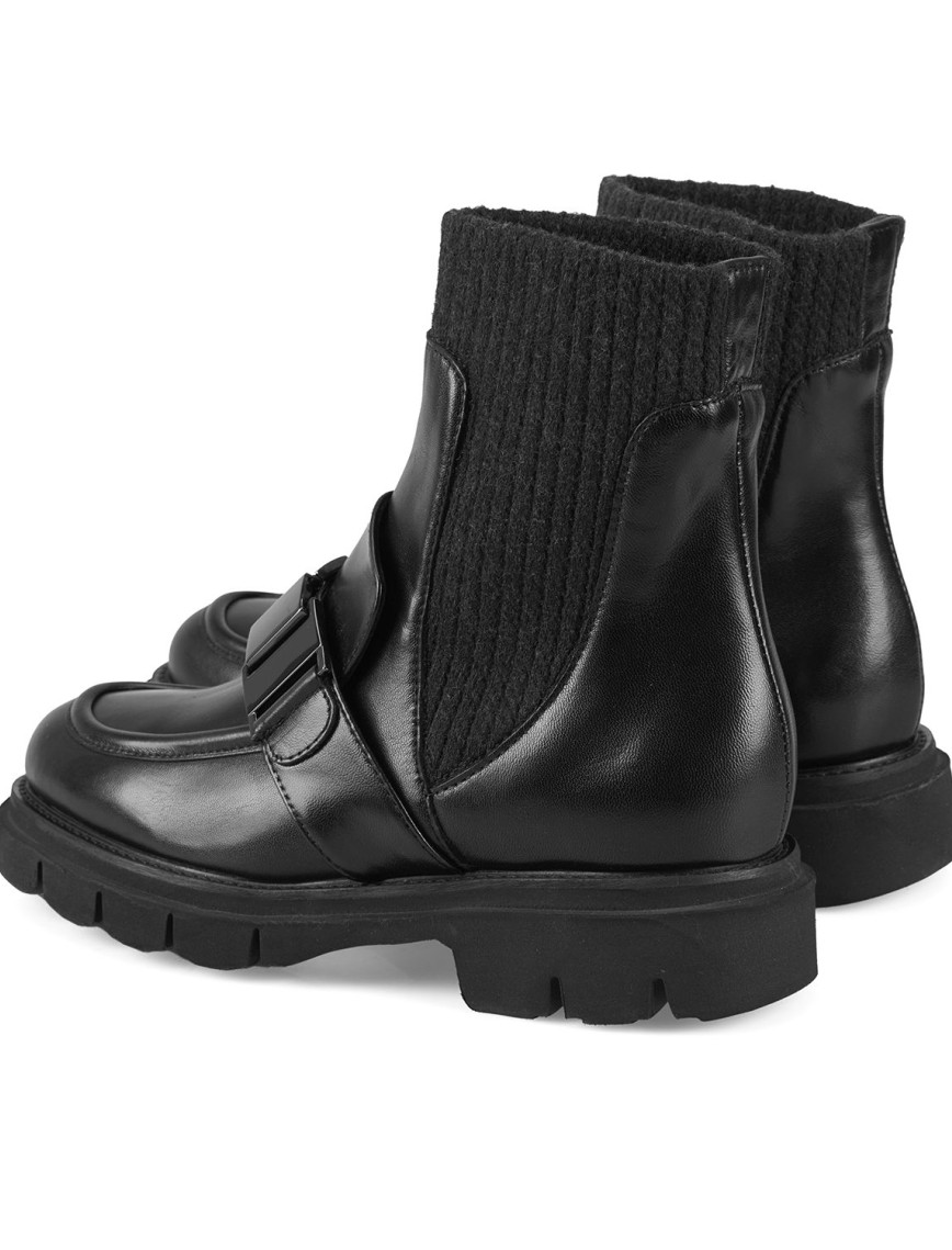 Luca Grossi Fosca Siyah Kadın Toka Detaylı Bot Luca Grossi Fosca Siyah Kadın Toka Detaylı Bot