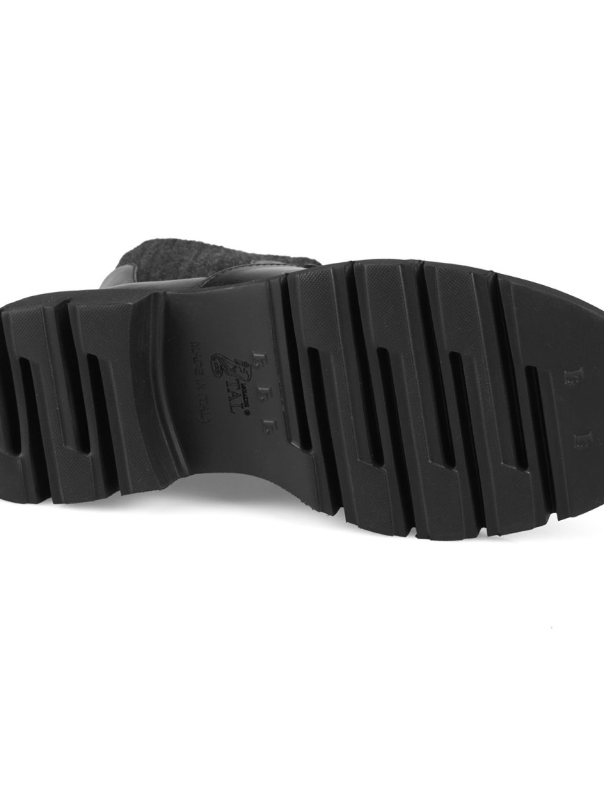 Luca Grossi Fosca Siyah Kadın Toka Detaylı Bot Luca Grossi Fosca Siyah Kadın Toka Detaylı Bot