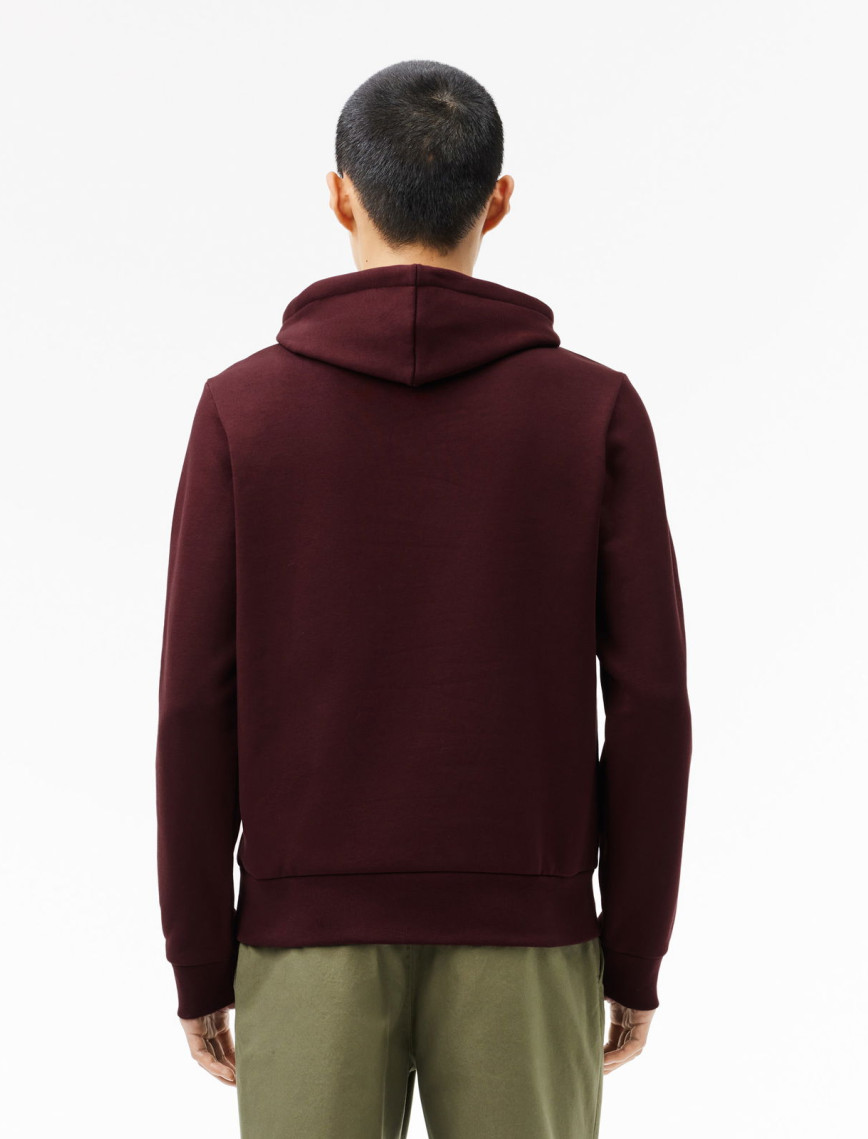 Lacoste Classic Erkek Classic Fit Bordo Hoodie Lacoste Classic Erkek Classic Fit Bordo Hoodie