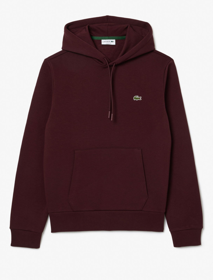 Lacoste Classic Erkek Classic Fit Bordo Hoodie Lacoste Classic Erkek Classic Fit Bordo Hoodie