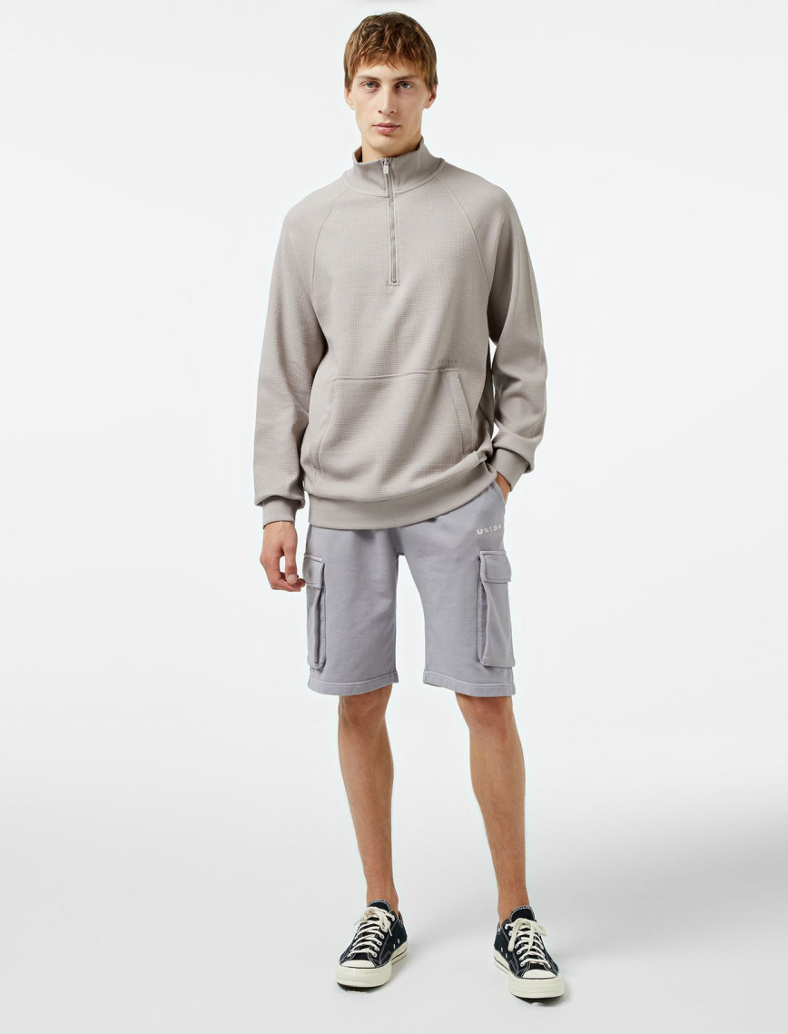 United4 Classic Erkek Gri Sweatshirt United4 Classic Erkek Gri Sweatshirt