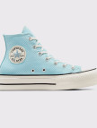 Converse Chuck Taylor All Star Lift Kadın Mavi Platform Sneaker Converse Chuck Taylor All Star Lift Kadın Mavi Platform Sneaker
