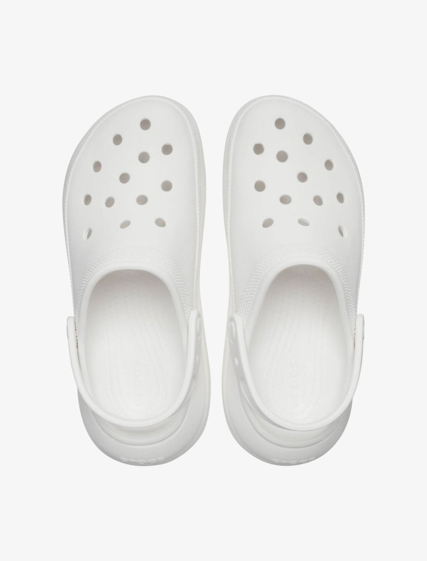Crocs Classic Crush Kadın Beyaz Terlik Crocs Classic Crush Kadın Beyaz Terlik