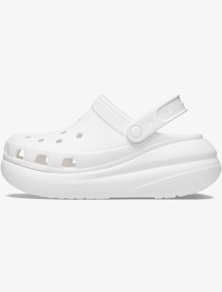 Crocs Classic Crush Kadın Beyaz Terlik Crocs Classic Crush Kadın Beyaz Terlik