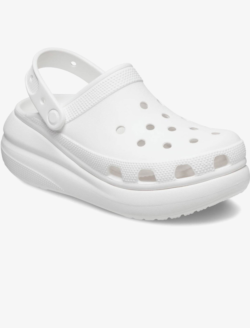 Crocs Classic Crush Kadın Beyaz Terlik Crocs Classic Crush Kadın Beyaz Terlik