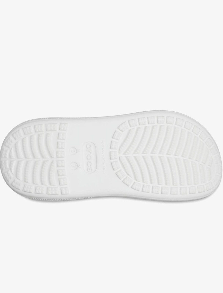 Crocs Classic Crush Kadın Beyaz Terlik Crocs Classic Crush Kadın Beyaz Terlik