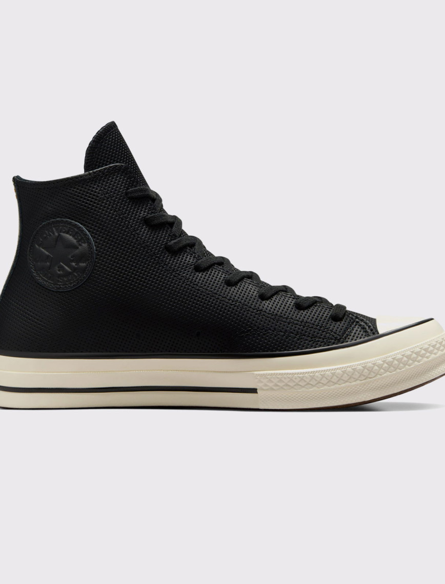 Converse Chuck 70 Unisex Siyah Deri Sneaker Converse Chuck 70 Unisex Siyah Deri Sneaker