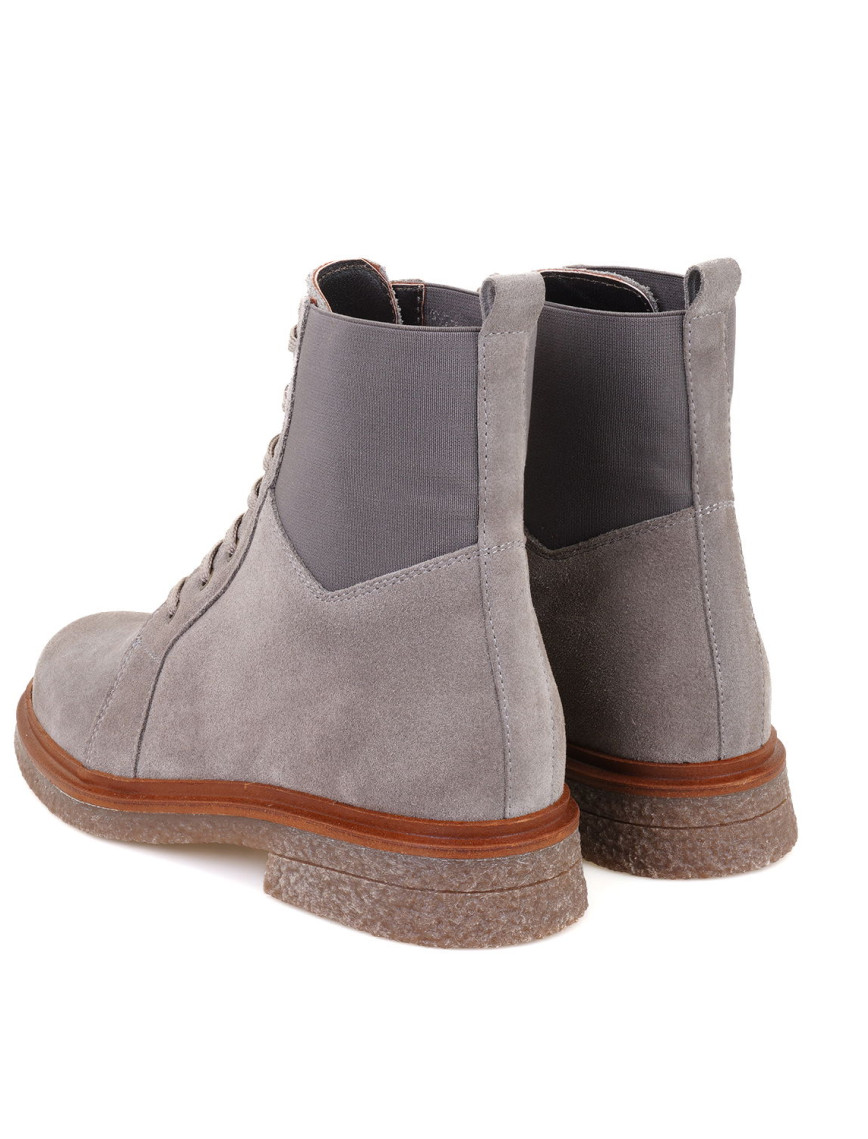 Kadın Vizon Bağcıklı Süet Deri Postal Bot Kadın Vizon Bağcıklı Süet Deri Postal Bot