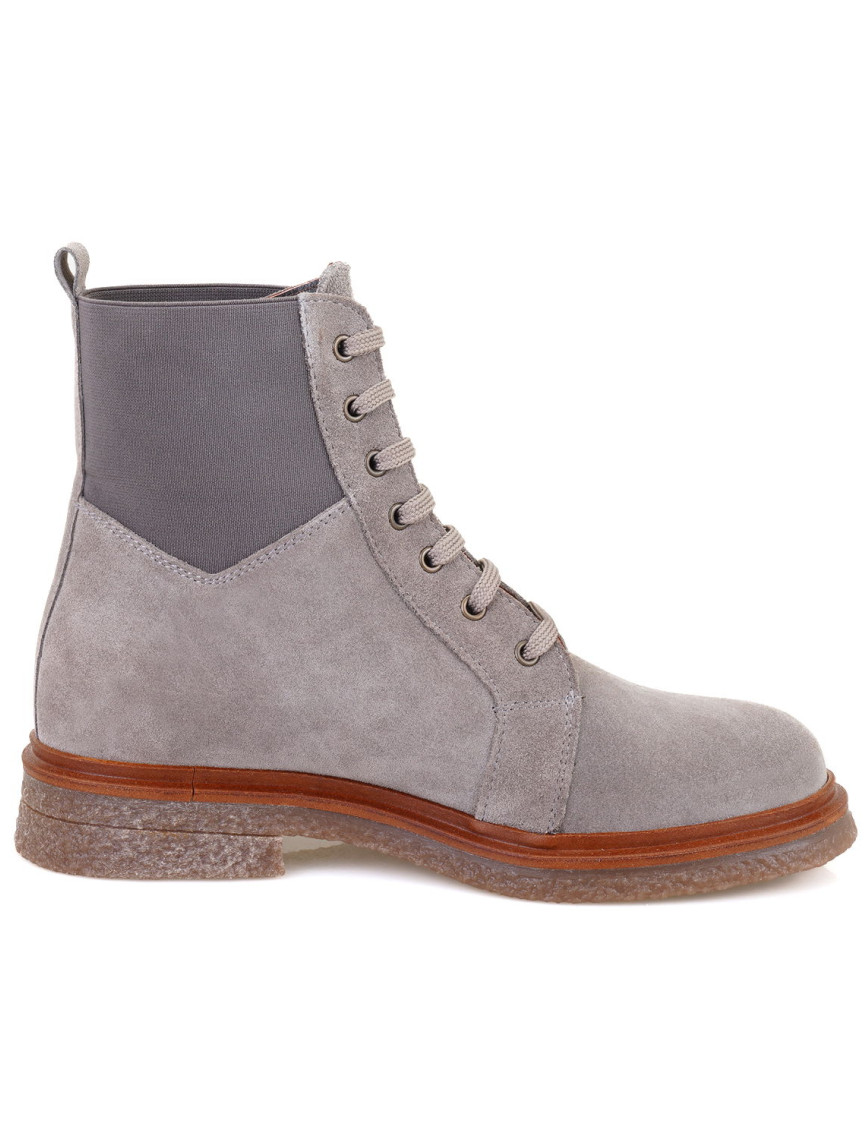 Kadın Vizon Bağcıklı Süet Deri Postal Bot Kadın Vizon Bağcıklı Süet Deri Postal Bot