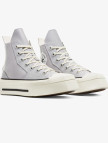 Converse Chuck 70 De Luxe Squared Hi Kadın Gri Sneaker Converse Chuck 70 De Luxe Squared Hi Kadın Gri Sneaker