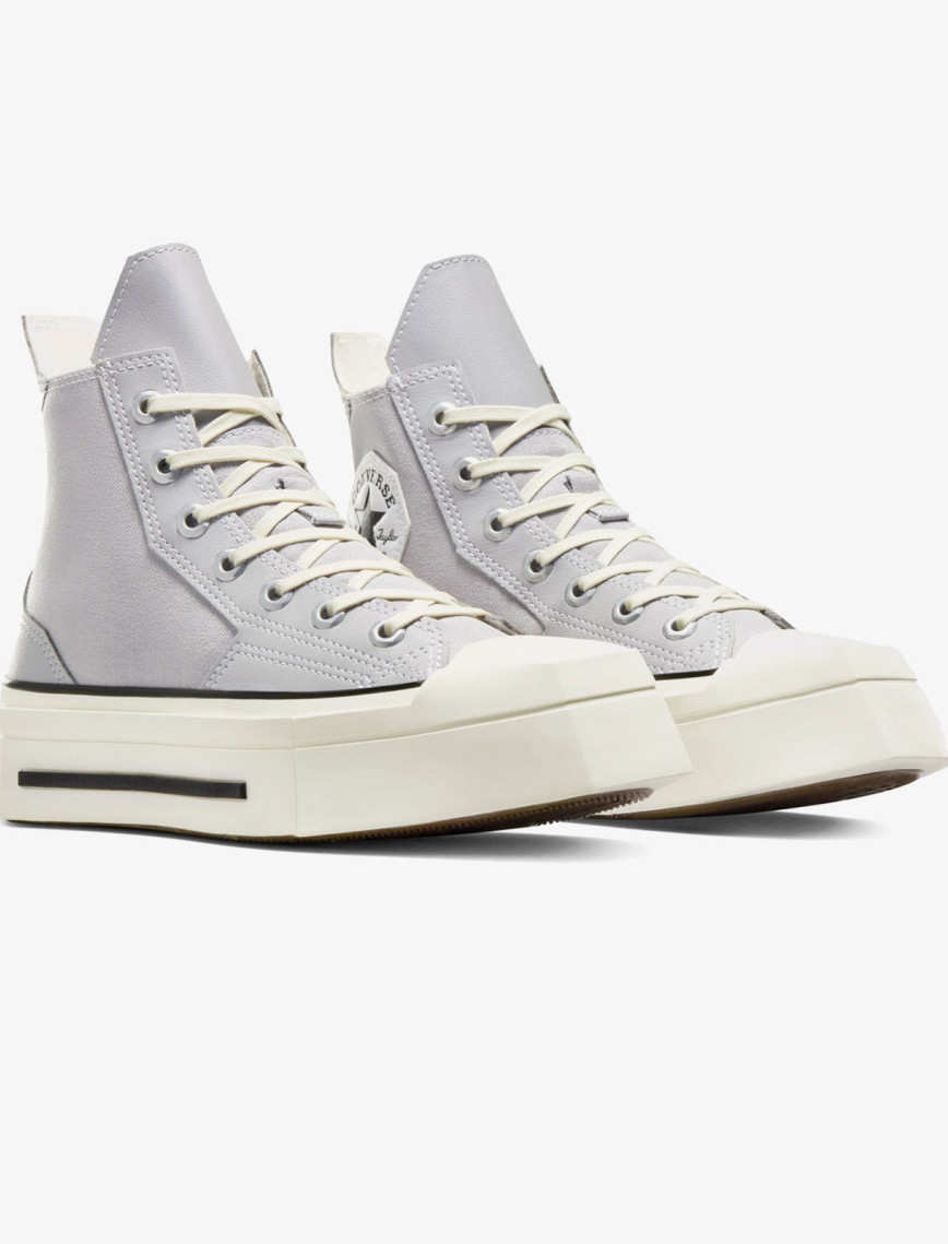 Converse Chuck 70 De Luxe Squared Hi Kadın Gri Sneaker Converse Chuck 70 De Luxe Squared Hi Kadın Gri Sneaker