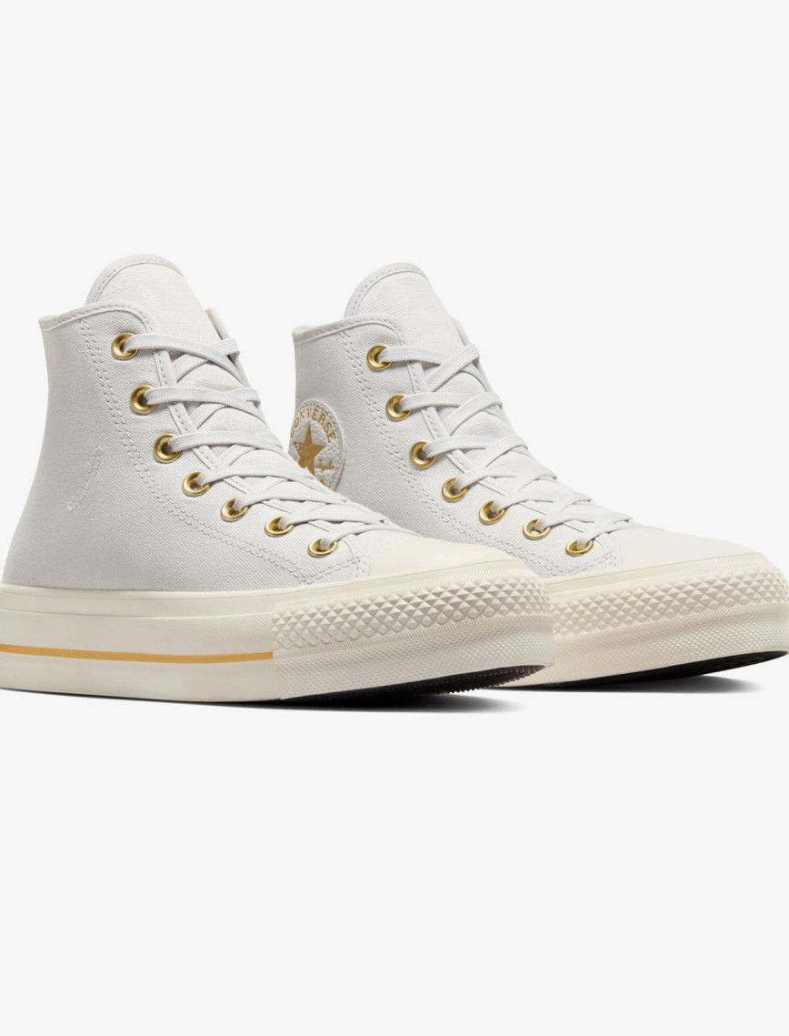 Converse Chuck Taylor All Star Lift Kadın Gri Platform Sneaker Converse Chuck Taylor All Star Lift Kadın Gri Platform Sneaker