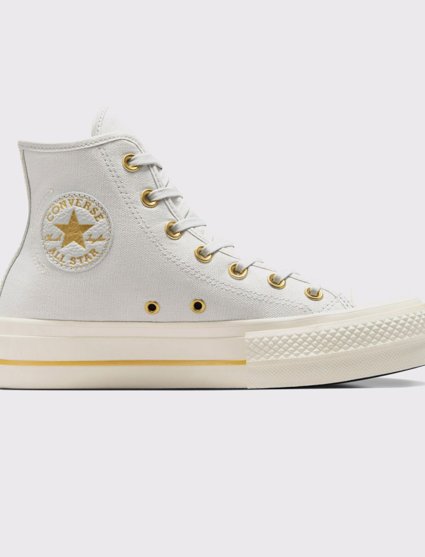 Converse Chuck Taylor All Star Lift Kadın Gri Platform Sneaker Converse Chuck Taylor All Star Lift Kadın Gri Platform Sneaker
