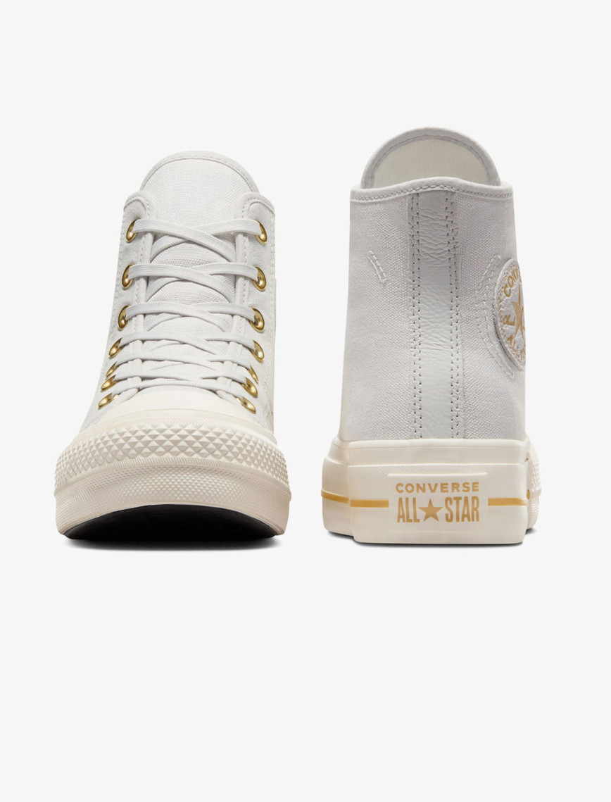 Converse Chuck Taylor All Star Lift Kadın Gri Platform Sneaker Converse Chuck Taylor All Star Lift Kadın Gri Platform Sneaker