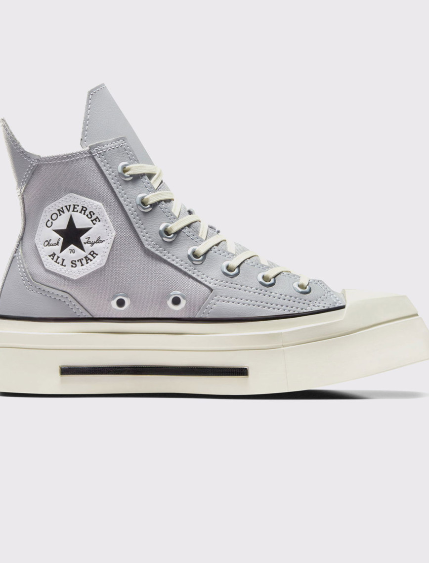 Converse Chuck 70 De Luxe Squared Hi Kadın Gri Sneaker Converse Chuck 70 De Luxe Squared Hi Kadın Gri Sneaker