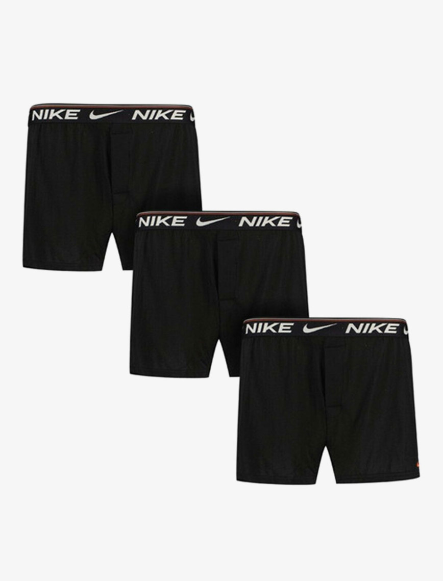 Nike 3lü Erkek Siyah Boxer Nike 3lü Erkek Siyah Boxer