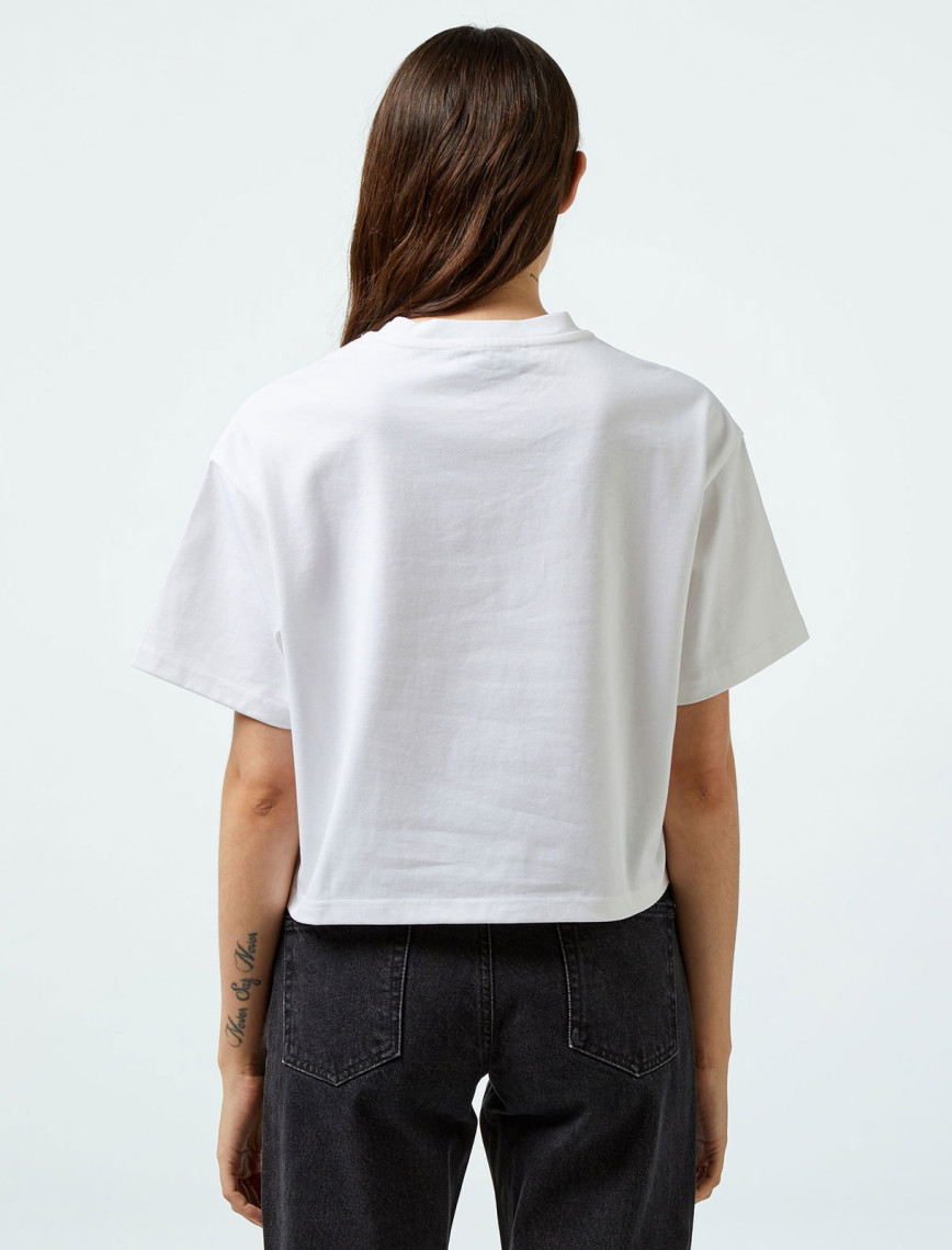 Les Benjamins 409 Kadın Beyaz T-Shirt Les Benjamins 409 Kadın Beyaz T-Shirt