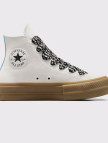Converse Chuck Taylor All Star Lift Kadın Krem Süet Platform Sneaker Converse Chuck Taylor All Star Lift Kadın Krem Süet Platform Sneaker