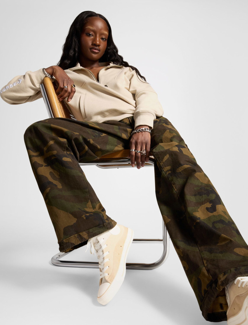 Converse Chuck Taylor All Star Unisex Krem Deri Sneaker Converse Chuck Taylor All Star Unisex Krem Deri Sneaker